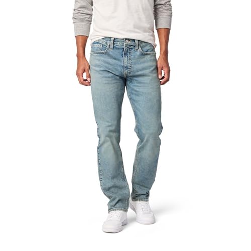 Levi Strauss Signature Gold Men's Slim Straight Jeans (Available in Big & Tall), Solar Dust, 38W x...