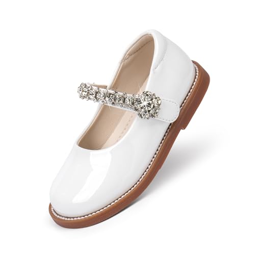 Image of PHIRAMIN Toddler Girl Mary Jane Dress Shoes-Little Girl School Uniform Shoes for Wedding Party