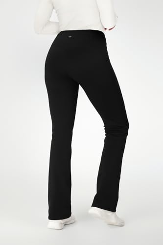 Yogipace,Petite/Regular/Tall Women's CozyWarmth High Waisted Thick Fleece Lined Bootcut Pants Thermal Flare Leggings2