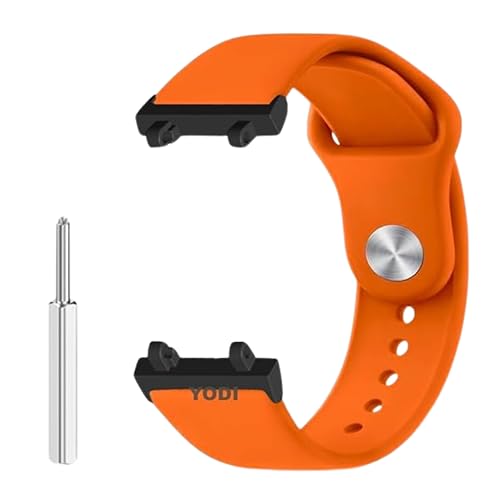 Image of YODI Strap Band Compatible with Amazfit T-Rex 2 Smartwatch Only Soft Silicone | Nylon | Chain | Leather Watch Straps with Installation Adjuster Tool For Amazfit TRex 2