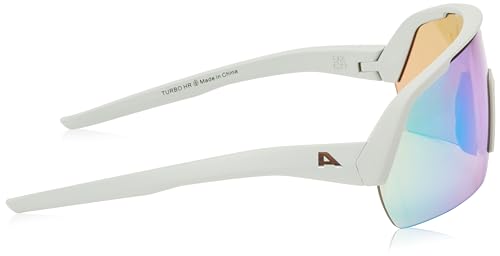 ALPINA TURBO HR - Wasserabweisende und Beschlagfreie Sport- & Fahrradbrille Mit 100% UV-Schutz Für Erwachsene, smoke-grey matt, One Size