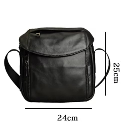 Travel Messenger Bag, Waterproof, PU Leather, Shoulder Crossbody Purse with Strap, Vintage, for Work Business, for Women Men2