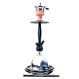 Amy Shisha I need you Rainbow Pulverbeschichtet matt Black mit Hot Screen