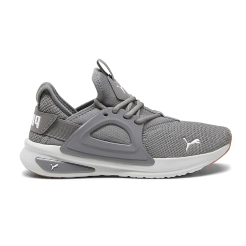 PUMA Womens Softride Enzo Evo Better Remix Logo Lace Up Sneakers Shoes Casual - Grey - Size 12 M