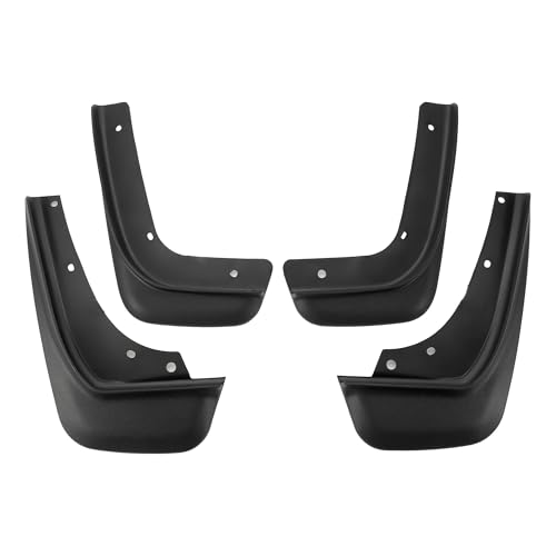 Image of X AUTOHAUX 1set Front and Rear Mud Flaps Splash Guards Mud Guards for Volvo C30 2010-2015 W /Mount Accessories