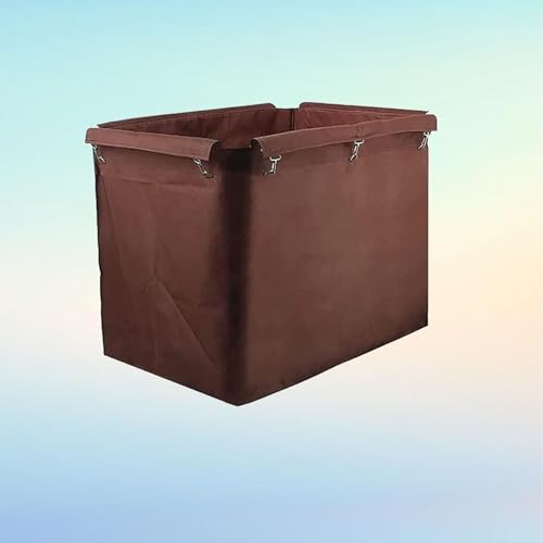 Bolsa de tela Oxford impermeable de 400l para carrito de lavandería comercial con ruedas 2