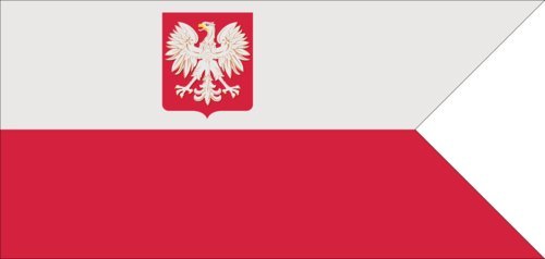 Drapeau XL Naval Ensign of PRL pavillon paysage 2.16m² pour mât de jardin et grand salon