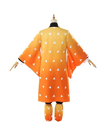 GraVert Zenitsu Cosplay Demon Slayer Kostuum Halloween Cosplay Kostuums - Image 5