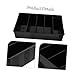 DOITOOL Cash Drawer Tray with Coin Compartments and Bill Slots Portable Money Organizer for Efficient Storage Classrooms Offices and Retail Spaces