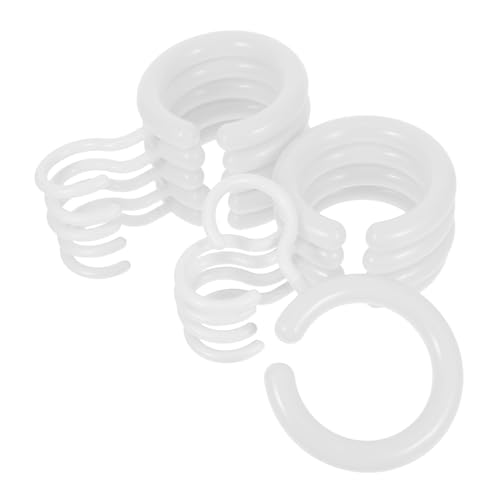 Cabilock 10pcs Round Space Saving Scarf and Tie Hanger Stylish Non Slip Organizer for Belt and Purse Multipurpose Closet Storage for Home Decor Efficiency