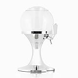 Il nuovo Beer Dispenser spillatore da tavolo di birra fresca alla spina da 3,5 litri senza BPA distributore con vaschetta per il ghiaccio per bibite e bevande fresche giraffa torre caraffa 0059