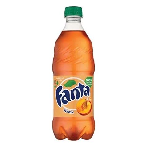 Fanta Peach Soda 20oz Bottles, Pack of 10 Cover