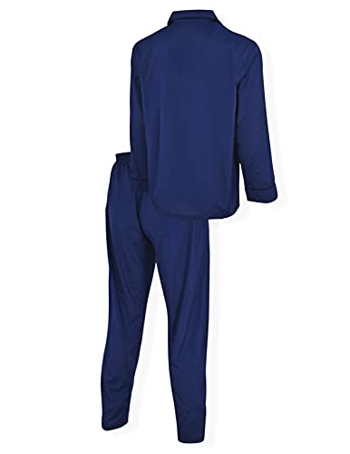 Hanes Men's Long Sleeve Plain Weave Pajama Set2