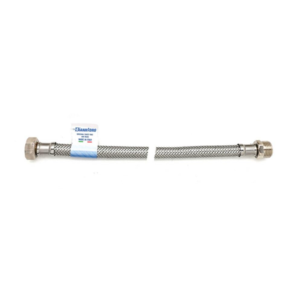 10PZ FLESSIBILE INOX MODELLO NORMALE CM. 60 MF 1/2 x 3/8 NextradeItalia Mod.FERX.DIAFXXE-INNDN-MRT