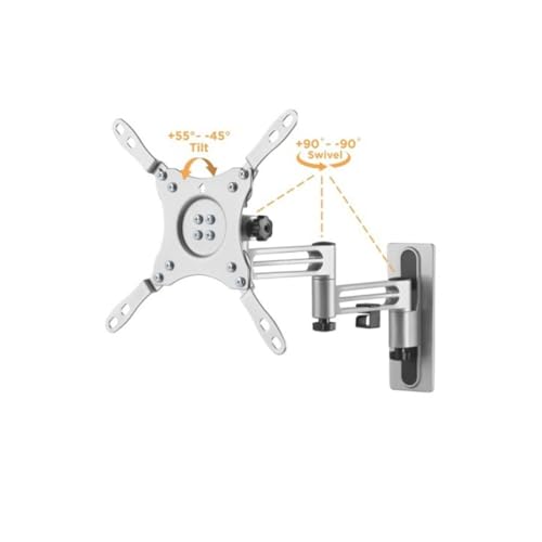 goobay TV-Wandhalterung Wohnmobil 13–43 Zoll, extra Langer Arm 38 cm, schwenkbar 180°, VESA 200x200, bis 15 kg – Basic FULLMOTION M – 71989 – Bild 7