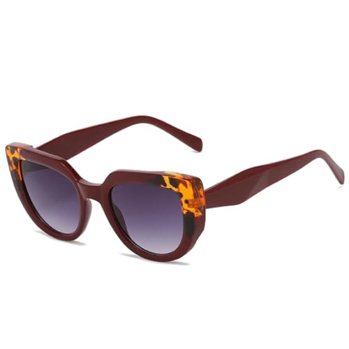 Lunettes de soleil œil de chat tendance verres dégradés rétro