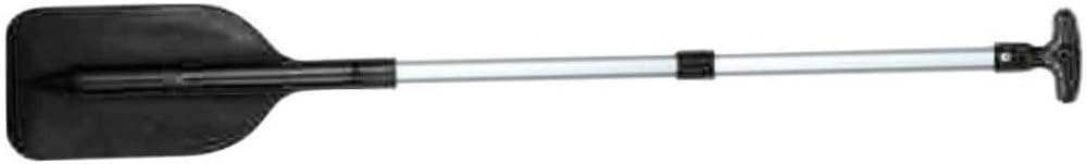 Mednkoku Telescopic Paddle 21 to 42 Inch Length Adjustable Canoe Type Portable Retractable Boat Oars Outdoor Kaya Safe Boat Accessories Black