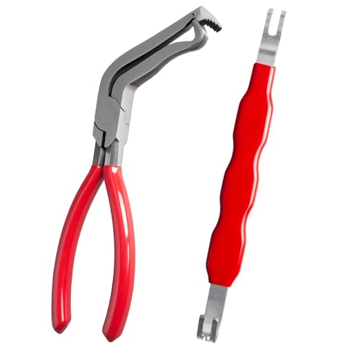 Image of 2 PCS Electrical Disconnect Pliers for Cars, 60 Degree Automotive Electrical Connector Pliers and Electrical Connector Separator Tool
