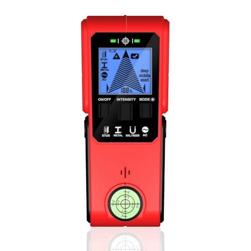 Koolenry Detector de Pared, Detector de Metales Multifunción, Detector de Perforaciones, Detector de Pernos Prisioneros con Posicionamiento Magnético.