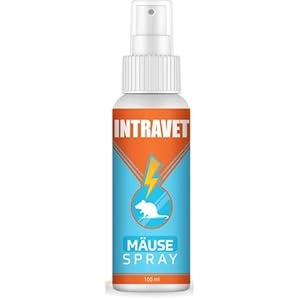 Saint Nutrition Intravet Anti-mouse Spray – natural anti-mouse and rat-resistant – effective without chemicals for outdoor, garden and indoor, home – protection and defense in one spray