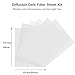 Diffusion Gels Filter Sheet Kit 15.7x19.6inches/ 40x50cm Photography Video Film Light Diffuser Roll for Led Flash Strobe Light, 6 Packs