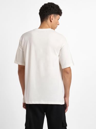 Image of Nobero 100% Cotton Oversized T Shirts for Men Stylish | Oversized Fit | Solid T Shirts for Men 180 GSM Combed Cotton | Round Neck Half Sleeve