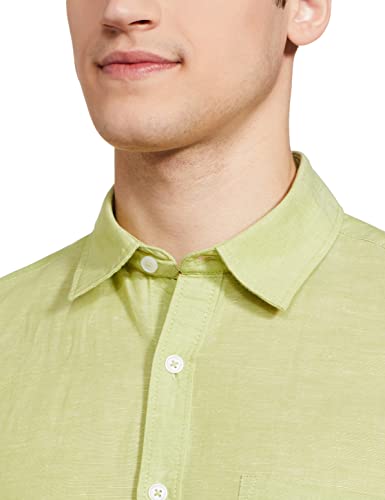 Image of Max Men Solid Slim Fit Smart Casual Shirt