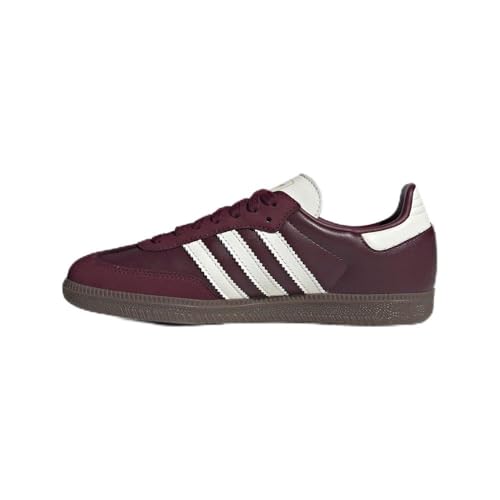 adidas Maroon/Owhite/GUM3 Women's Samba OG W MaroonOff White/Gum 3 10 US, Wide