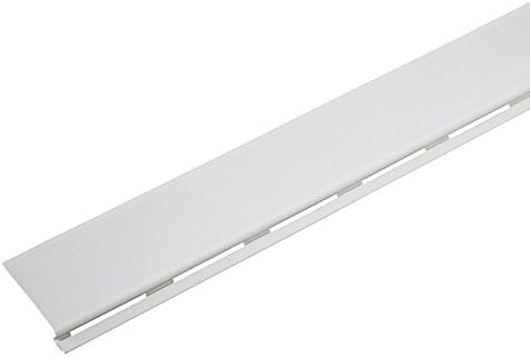 Amerimax 7 in. W x 48 in. L White Plastic Gutter Cover