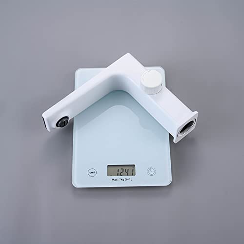 Robinet de lavabo digital LED blanc en laiton monotrou