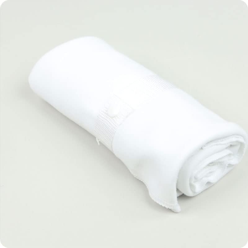 Bright Bots 6 Pack 100% Cotton Birdseye Flat Reuseable Cloth Nappy 70x70cms Diaper Square (White) - Image 5