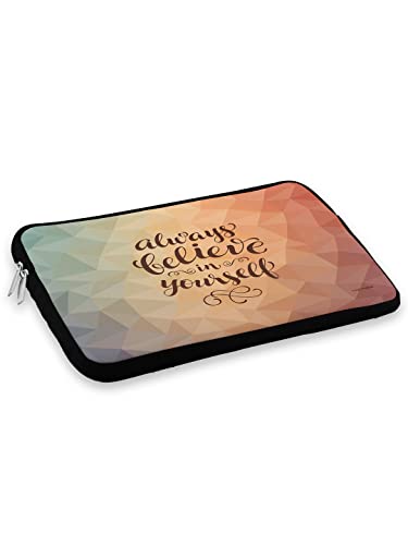 Image of Believe in Yourself Printed Laptop Sleeves (15 inch)
