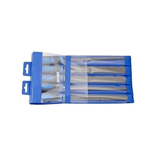 Juego de 5 limas bastas Unior 612930 de 250 mm en caja de cartón