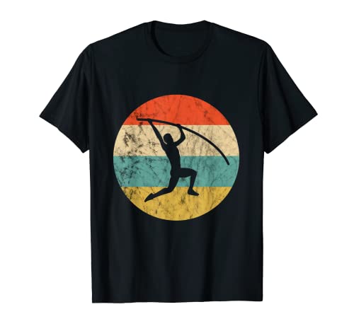 High Jumper Vintage Retro Pole Vault High Jump Pole Vaulting T-Shirt