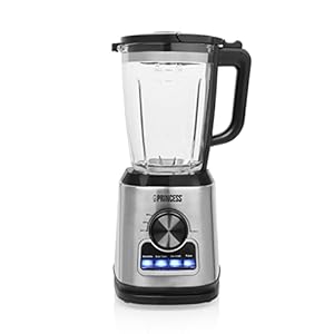 Princess 212094 Blender Solid Pro – Krachtige blender – 1,75L Glazen kan – auto-clean functie – 1400 Watt – Ice crush functie