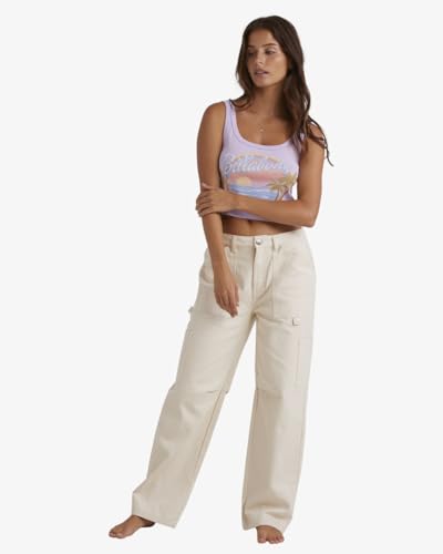 Billabong Womens Leia Twill Casual Cargo Pants4