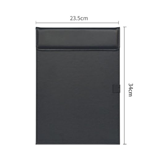 Fichier de bureau A4 et porte-documents rigide noir - Lot de 2 - 6