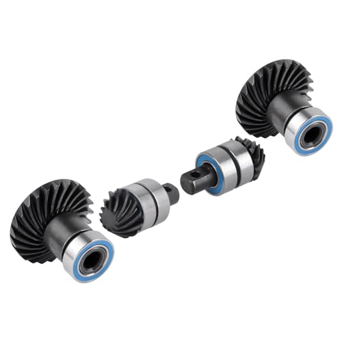 FriHobby Steel 12T/24T Pinion Gear Differential Helical Gear Set Front Rear Axle Gears for TRX4M Bronco Defender K10 F-150 High Trail Upgrades 1/18 RC Crawler