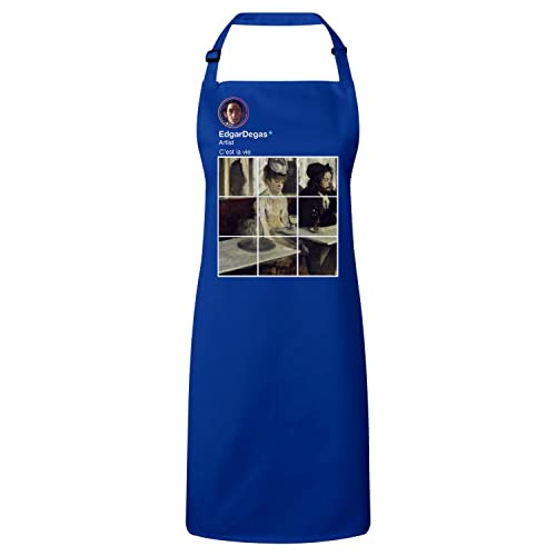 Tablier cuisine bleu Edgar Degas peinture impressionniste pour chef