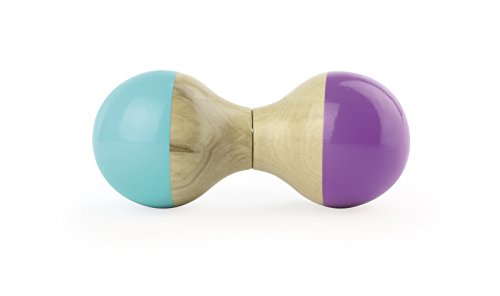 VILAC - Jeux et Jouets - Instrument de musique en bois massif laqué - Hochet Du Jura Turquoise et...