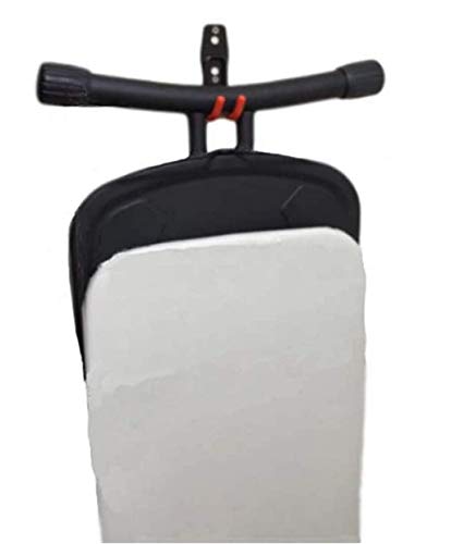 mkki Ironing Board Wall Hanger,Ironing Board Holder Storage Organizer Wall Holder Wall Hanger Wall Mount Wall Rack, No Ironing Board, 2 Pcs (Red)
