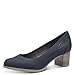 Produktbild s.Oliver Damen Pumps mit Blockabsatz Elegant, Blau (Navy), 39 EU