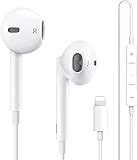 Junwolf In-Ear Kopfhörer für iPhone, Kopfhörer HiFi Audio Stereo, mit Mikrofon und Lautstärkeregler, kompatibel mit iPhone 14/14 Pro/14 Pro Max/13/12 Mini/SE/11/X/XS Max/XR/8/7 Plus