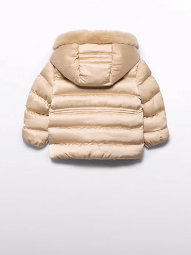 Abel & Lula Satin coat for Girls Almond2