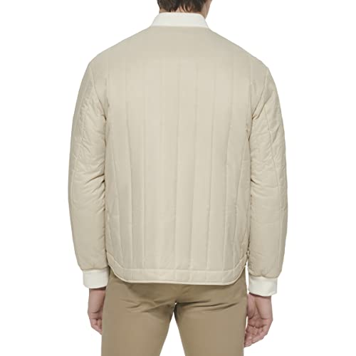 Image of DOCKERS Men's Channel Quilted Open Bottom Bomber Jacket