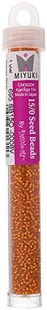 Miyuki Seed Bead 15/0 APX.22g - Orange Silver Lined Japanese Glass Seed Beads