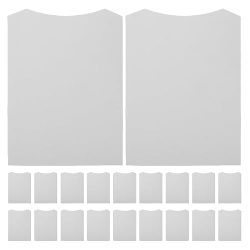 DIYEAH Insertos de Cartón para Camisetas 23x31 Cm 250 G Color Claro 50 Piezas, Carpeta Plegable para Embalaje de Camisas, Tableros Antiarrugas para Ropa, Adecuado para Organización