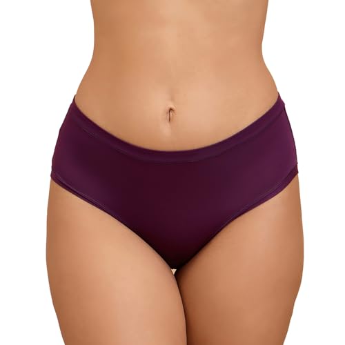 Image of NYKD (NYP383 Super Soft Modal Hipster Panty for Women | Medium Rise & Medium Coverage | Anti-Chafing, Rash-Free Comfort with Super Soft Elastic | All-Day Wear