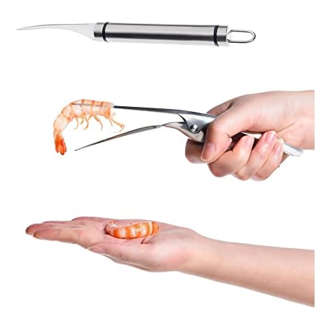 2 Pcs Shrimp Deveiner Tool Shrimp Cleaner, Shrimp Knife ShrimpThread Knife Shrimp Deveining Tool，Shrimp Peeler Set, Toad Fish Shrimp Cleaner Shrimp Peeler. Cover