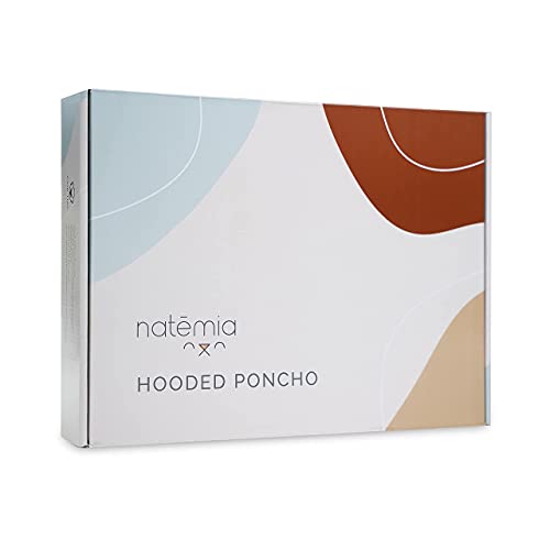 Natemia Muslin Hooded Poncho For Men & Women – Ultra Soft & Lightweight Beach/Pool/Surf Poncho Towel & Cover-Up #TOP7